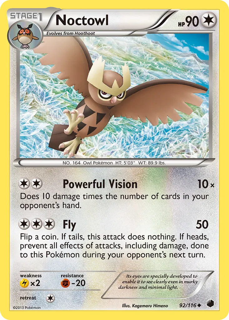 Noctowl — Plasma Freeze — Pokemon