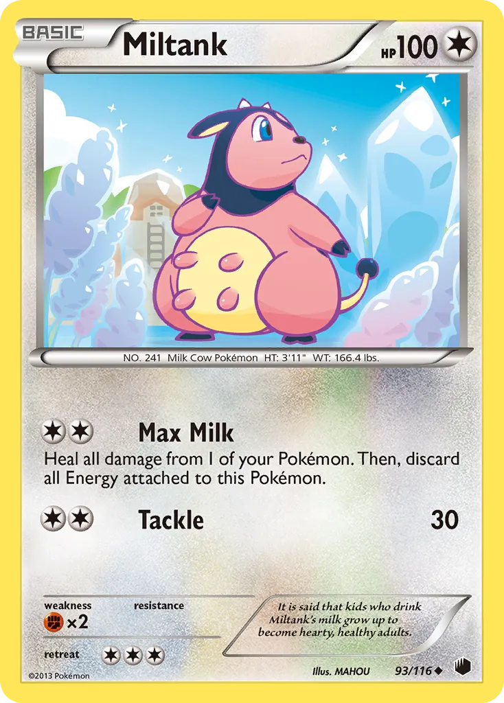 Miltank — Plasma Freeze — Pokemon