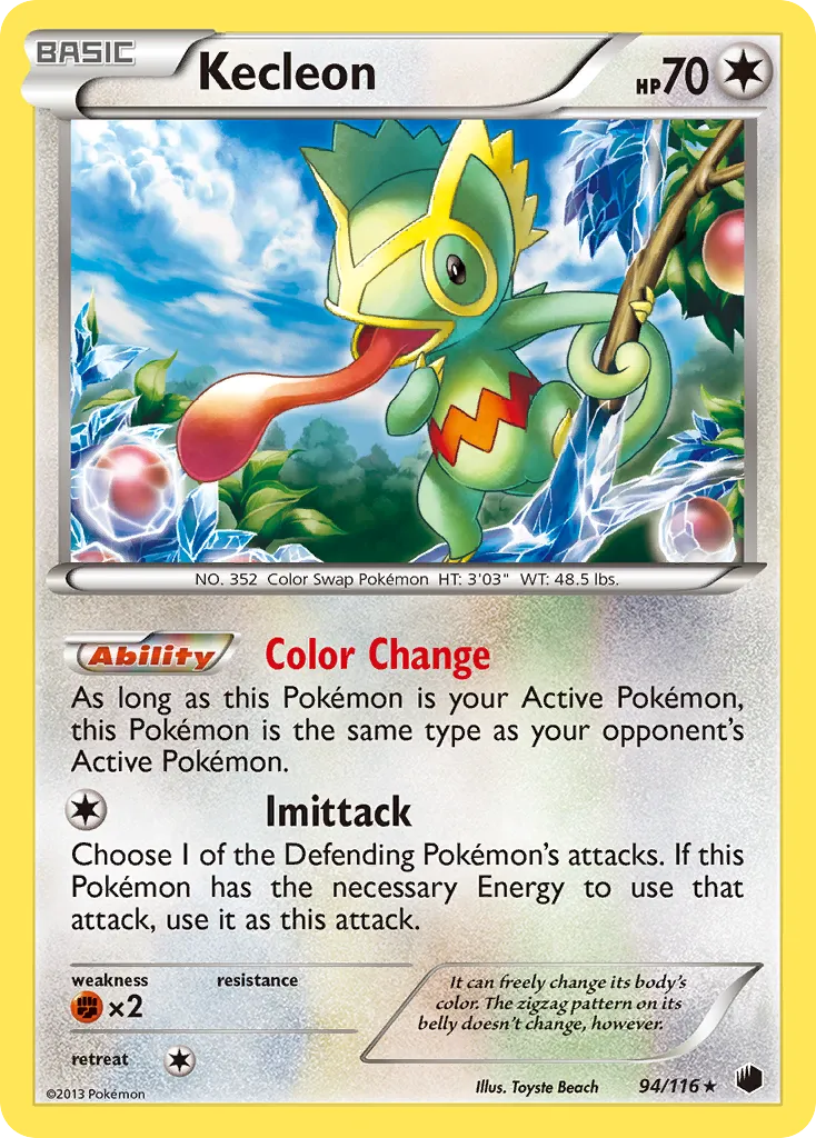 Kecleon — Plasma Freeze — Pokemon