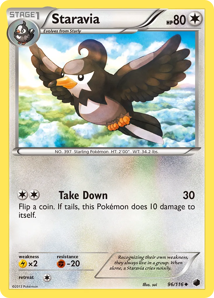 Staravia — Plasma Freeze — Pokémon