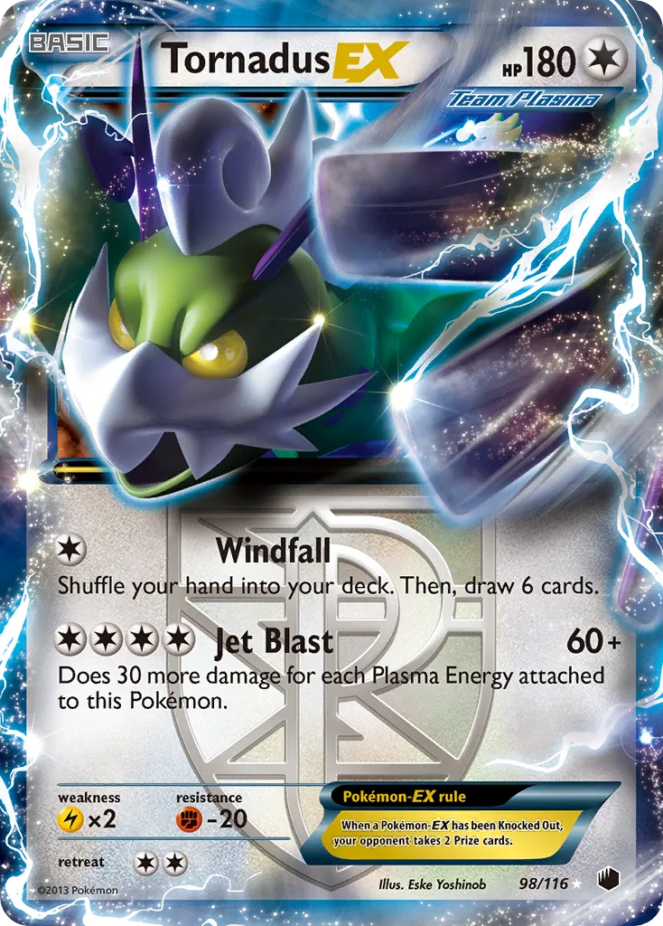 Tornadus EX — Plasma Freeze — Pokemon