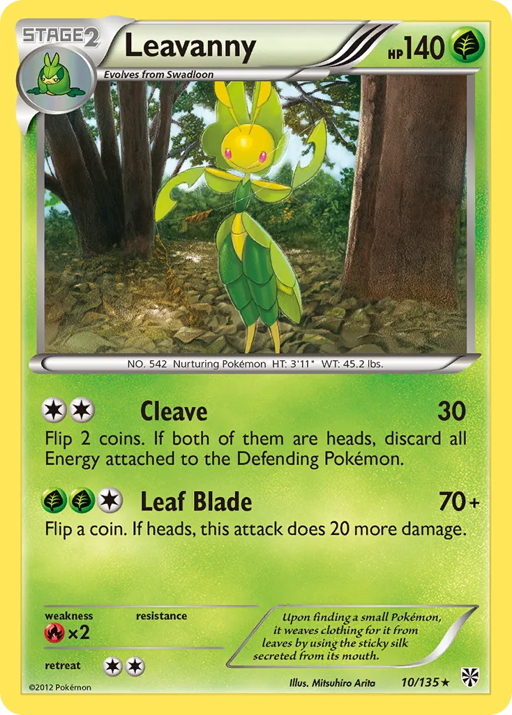 Leavanny — Plasma Storm — Pokémon