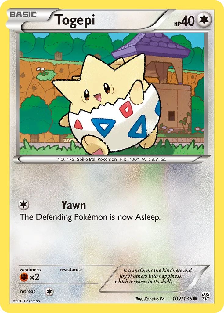 Togepi — Plasma Storm — Pokémon