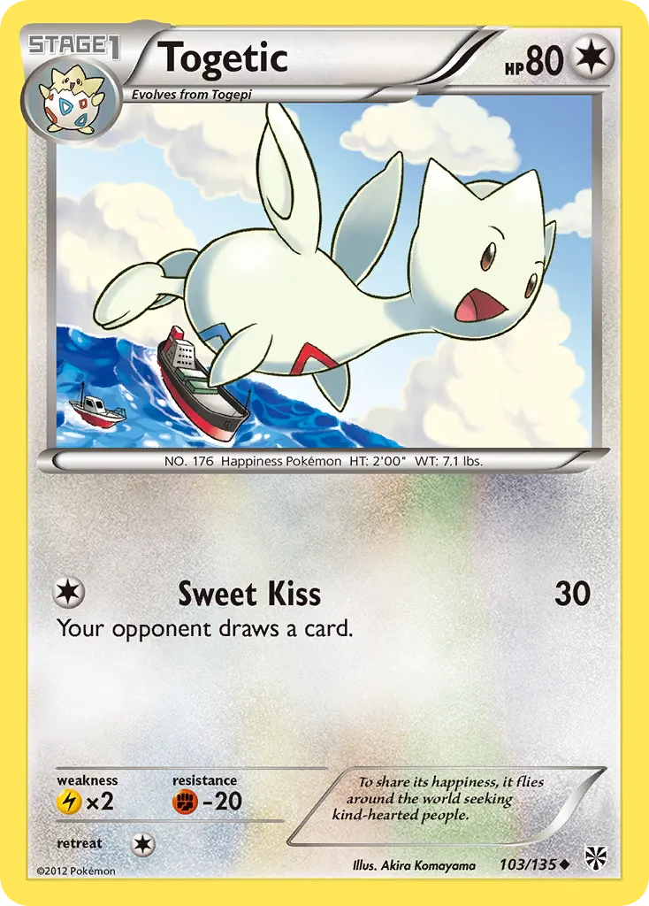 Togetic — Plasma Storm — Pokémon
