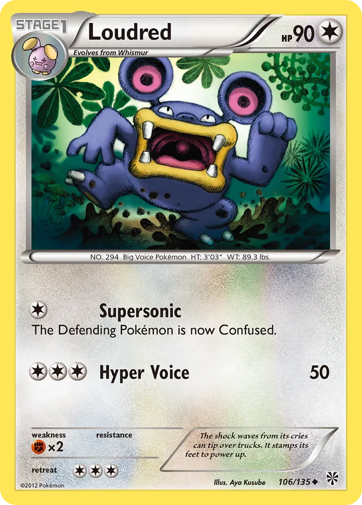 Loudred — Plasma Storm — Pokémon