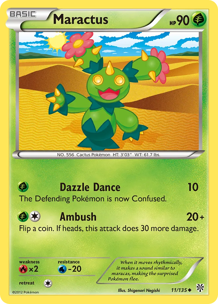 Maractus — Plasma Storm — Pokémon