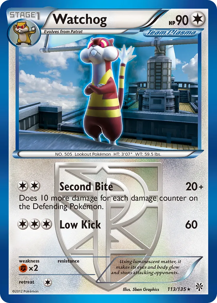 Watchog — Plasma Storm — Pokemon