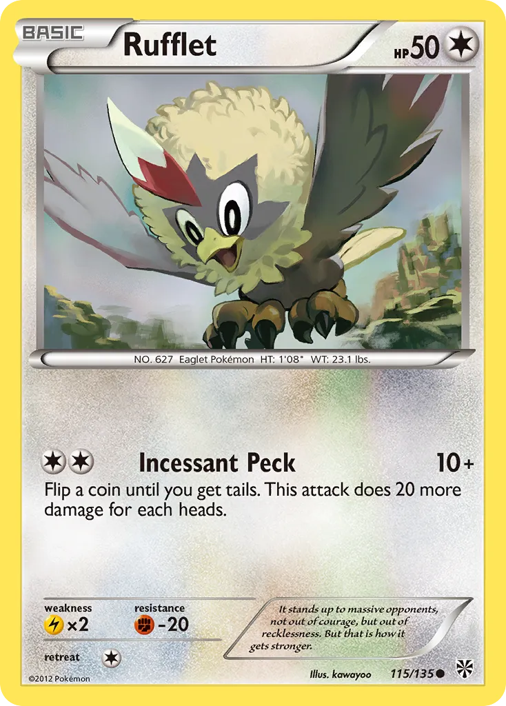 Rufflet — Plasma Storm — Pokémon