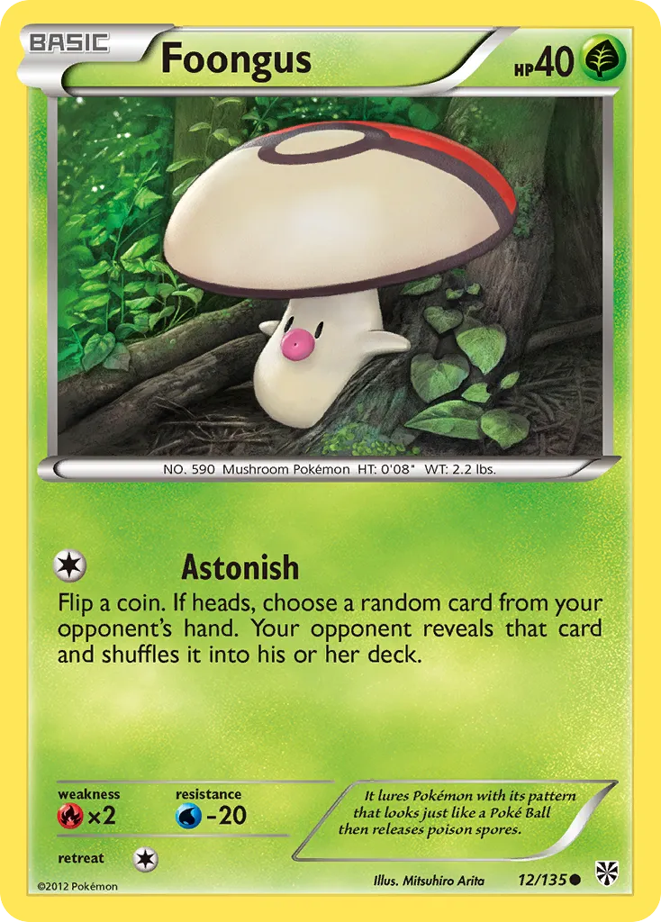 Foongus — Plasma Storm — Pokémon