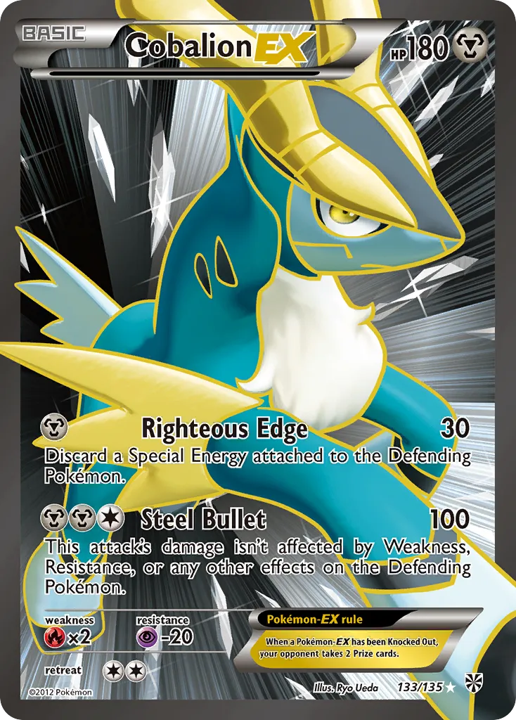 Cobalion EX — Plasma Storm — Pokemon
