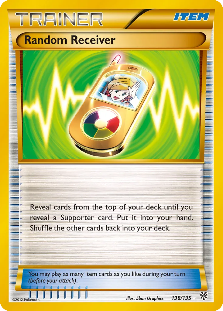Récepteur Aléatoire — Plasma Storm — Pokemon