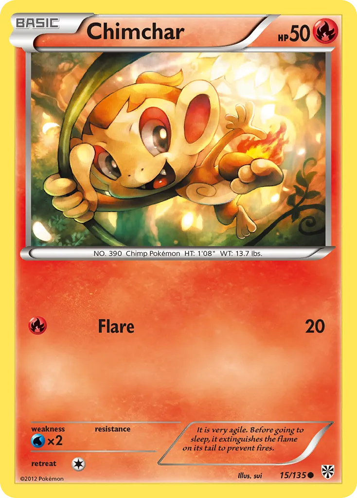 Chimchar — Plasma Storm — Pokemon