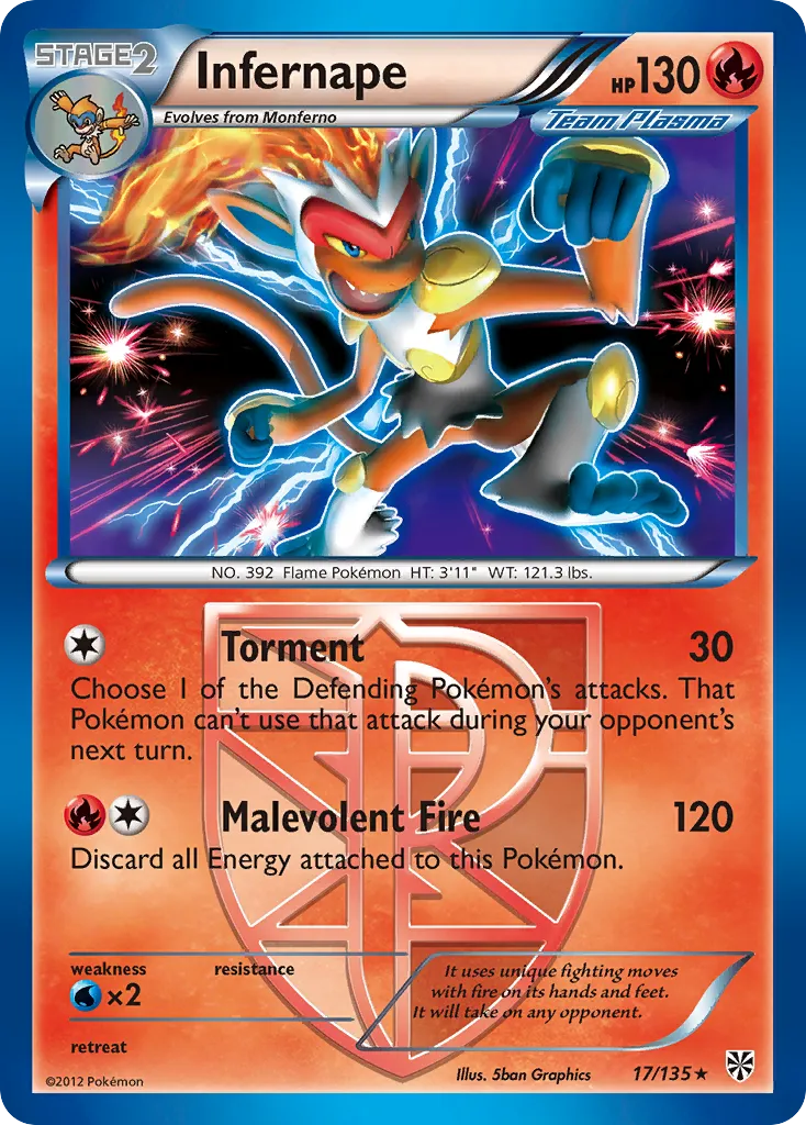 Infernape — Plasma Storm — Pokémon