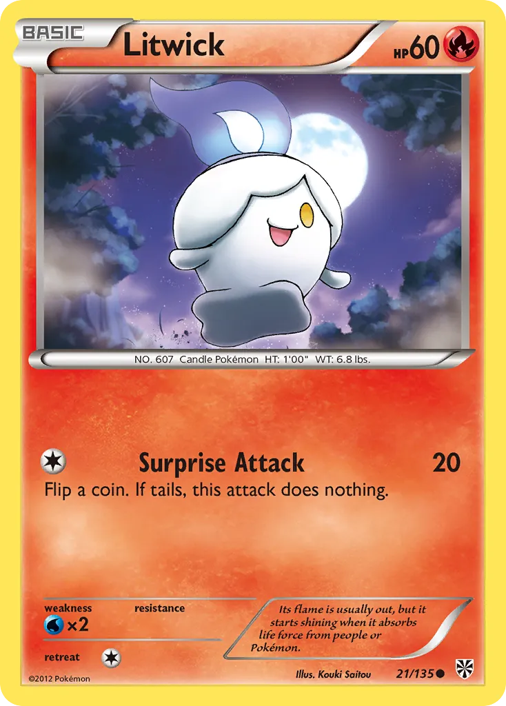 Litwick — Plasma Storm — Pokémon