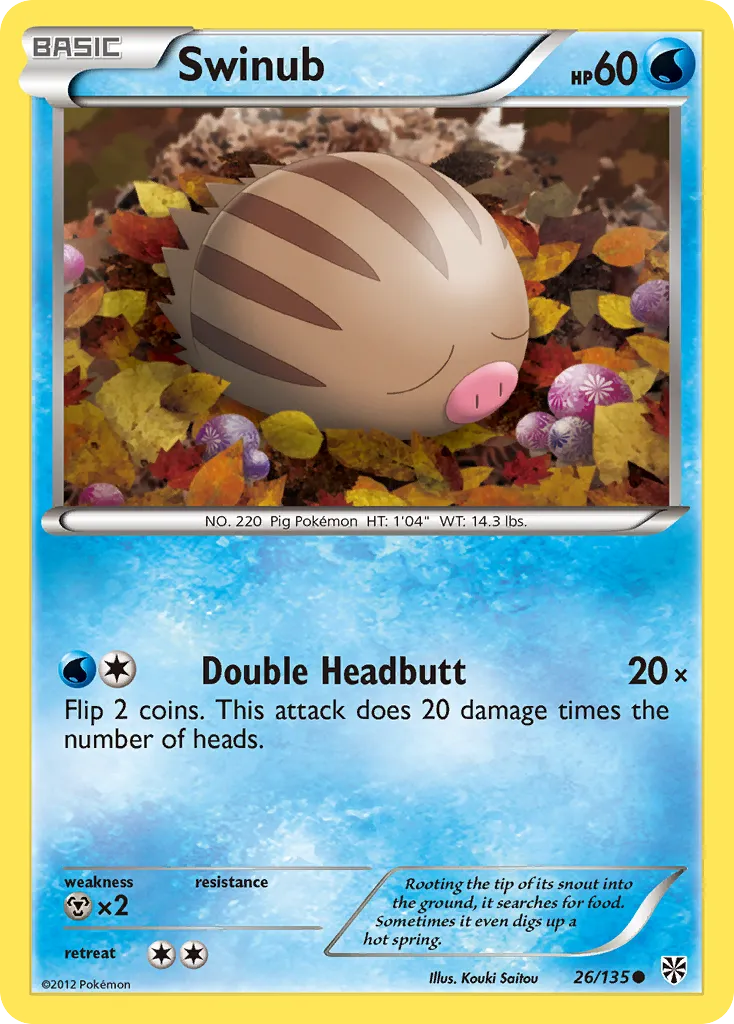 Swinub — Plasma Storm — Pokémon