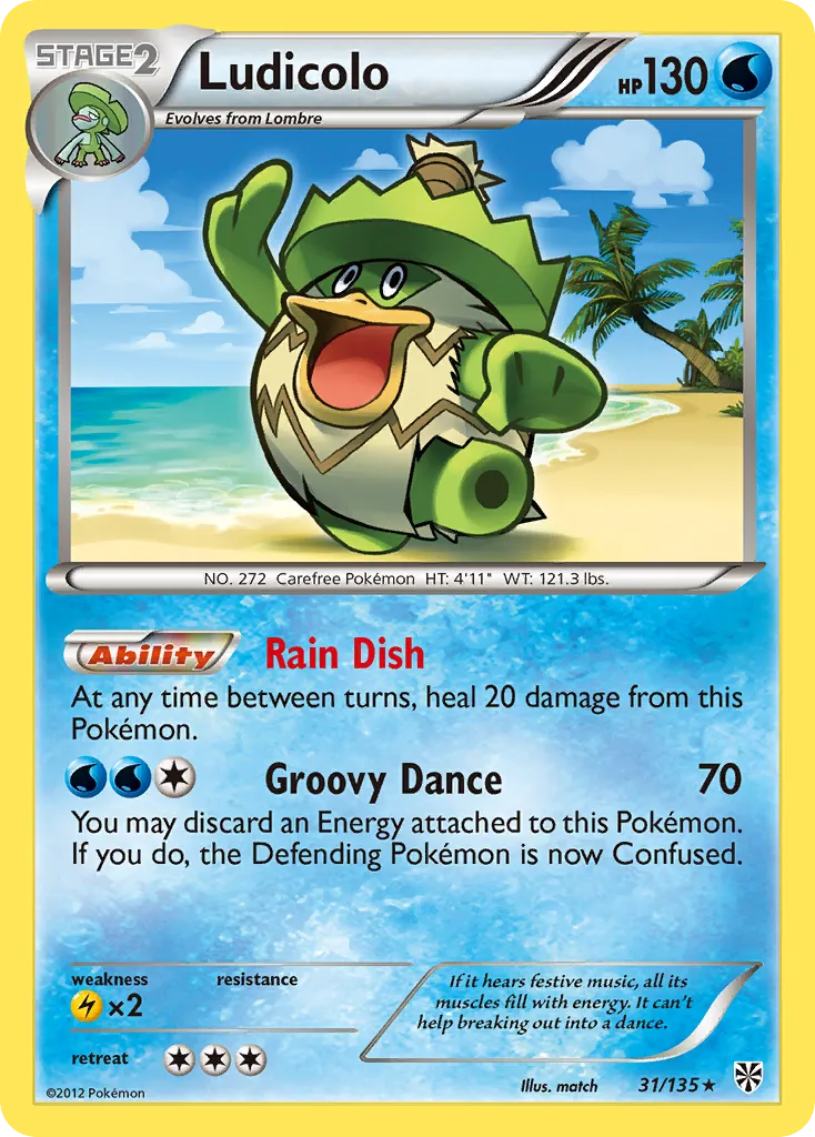 Ludicolo — Plasma Storm — Pokemon