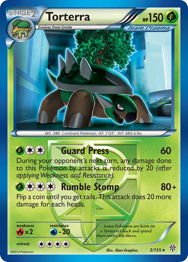 Torterra — Plasma Storm — Pokémon