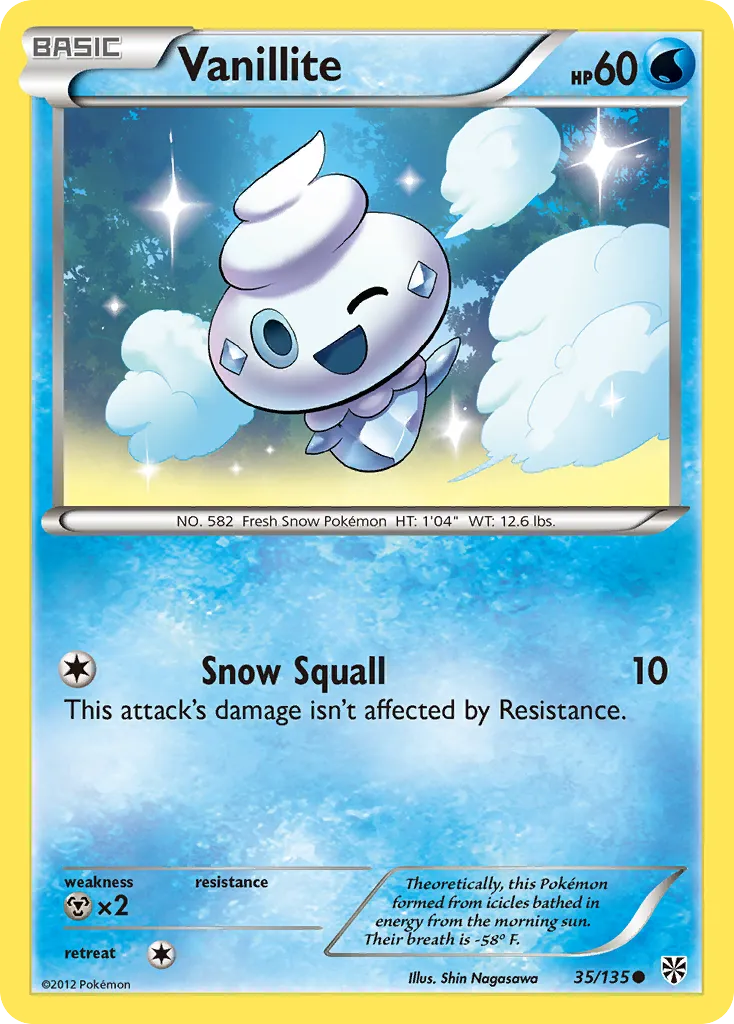 Vanillite — Plasma Storm — Pokémon