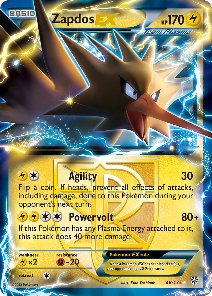 Zapdos EX — Plasma Storm — Pokemon