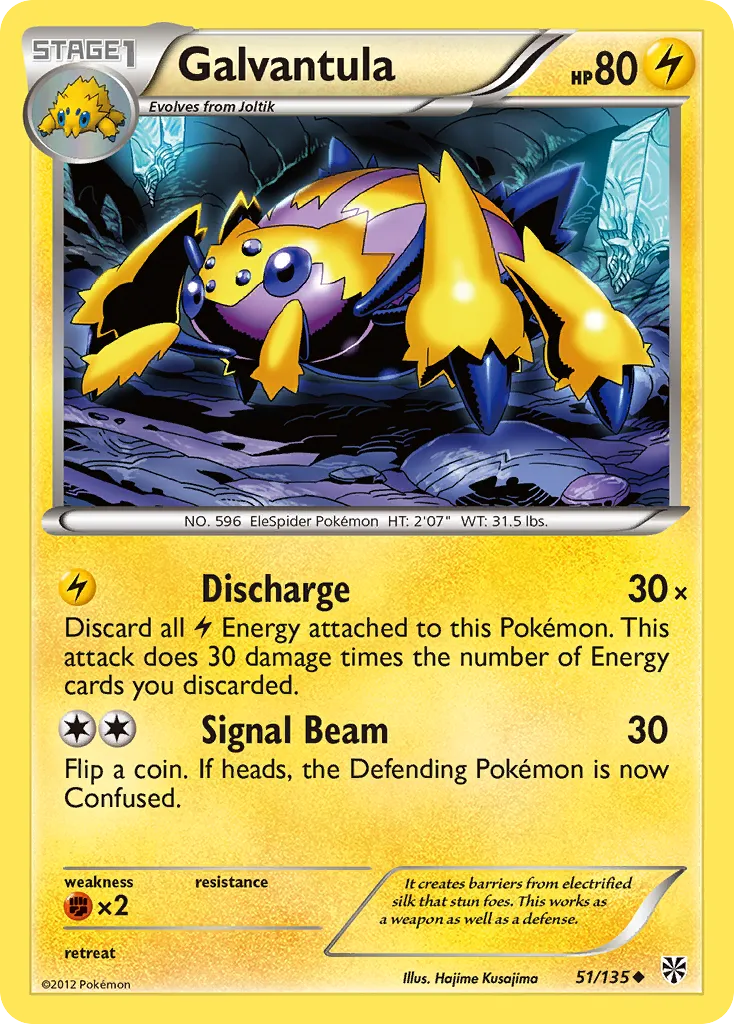 Galvantula — Plasma Storm — Pokémon