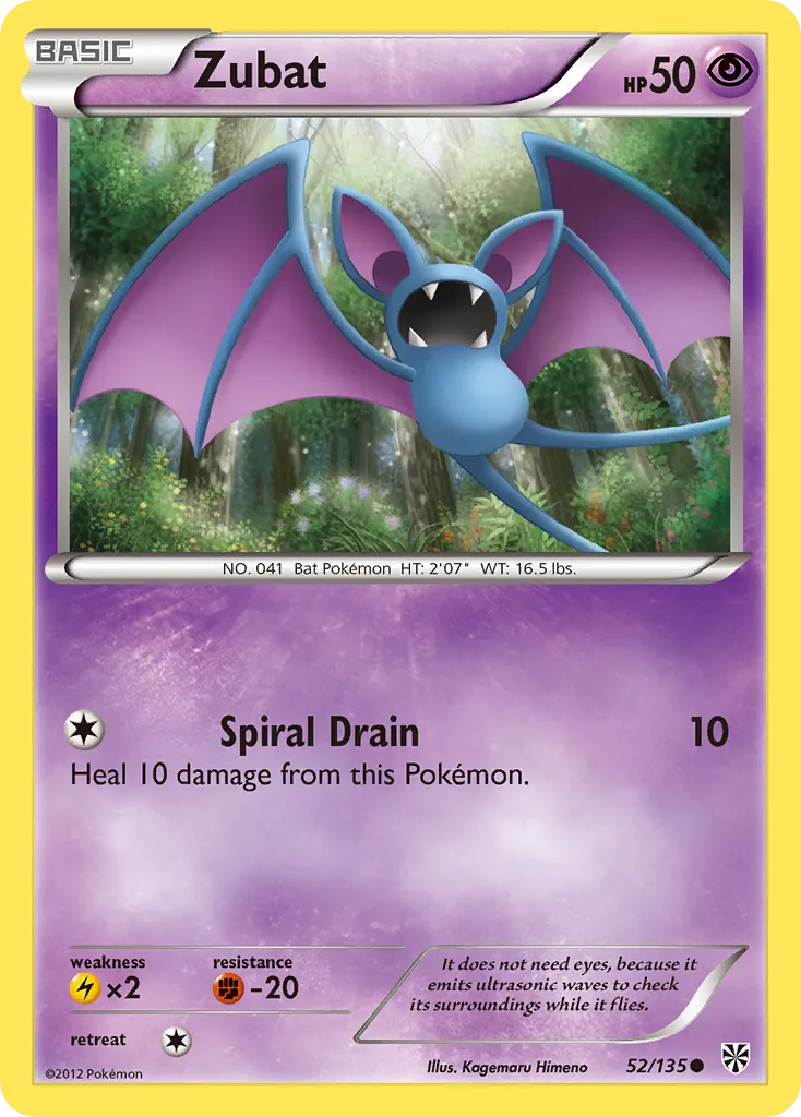 Zubat — Plasma Storm — Pokémon