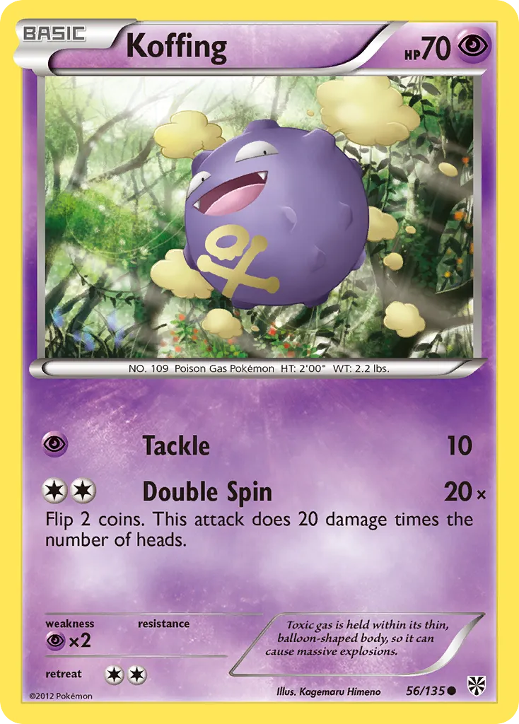 Koffing — Plasma Storm — Pokémon