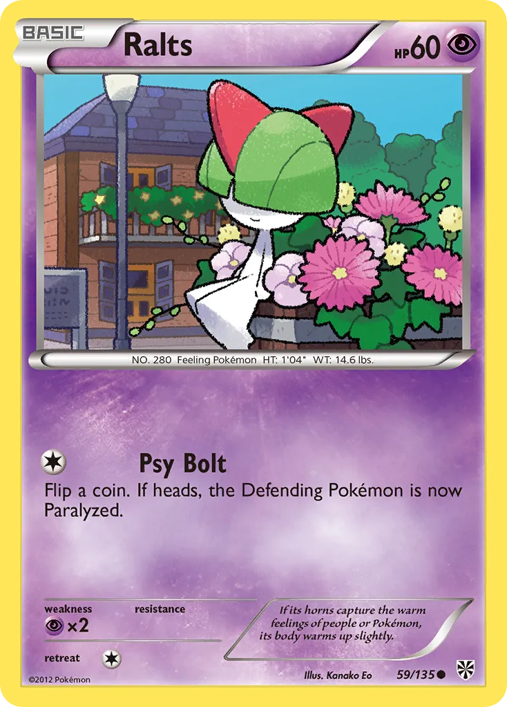 Ralts — Plasma Storm — Pokémon