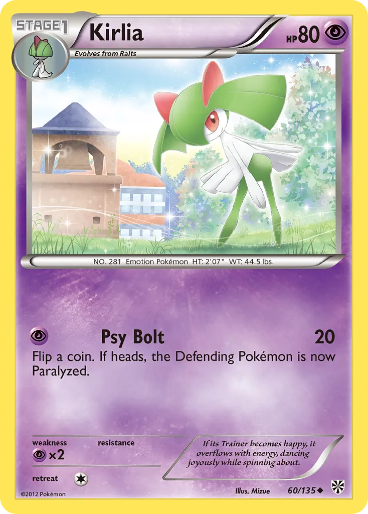 Kirlia — Plasma Storm — Pokémon