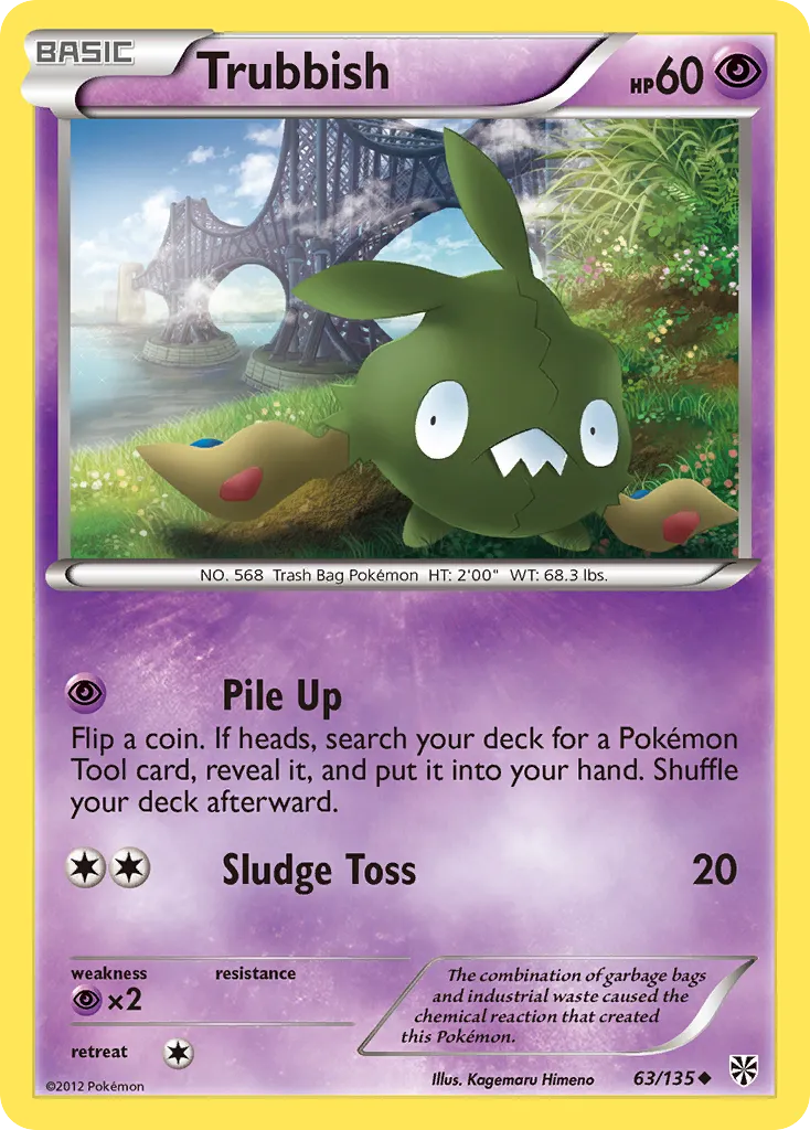 Trubbish — Plasma Storm — Pokémon