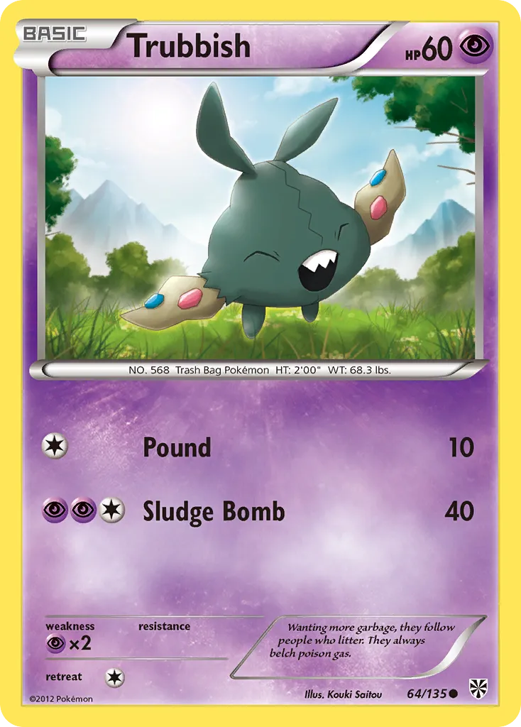 Trubbish — Plasma Storm — Pokemon