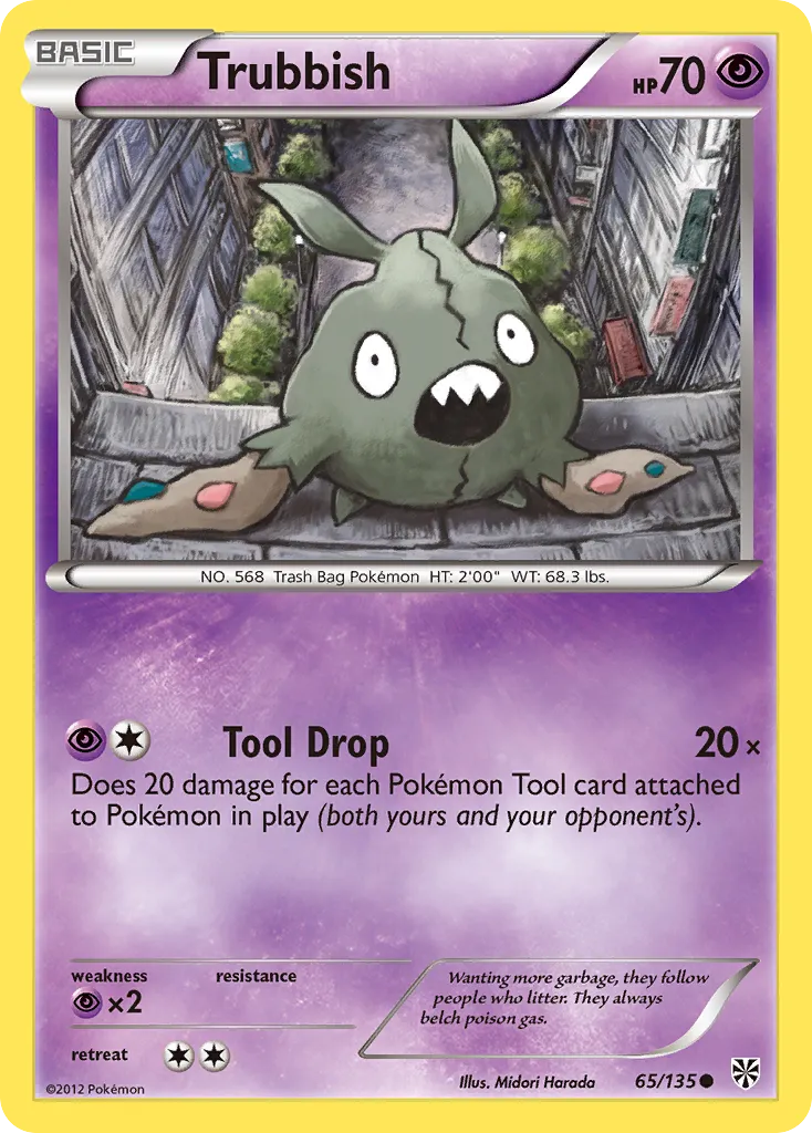 Trubbish — Plasma Storm — Pokemon