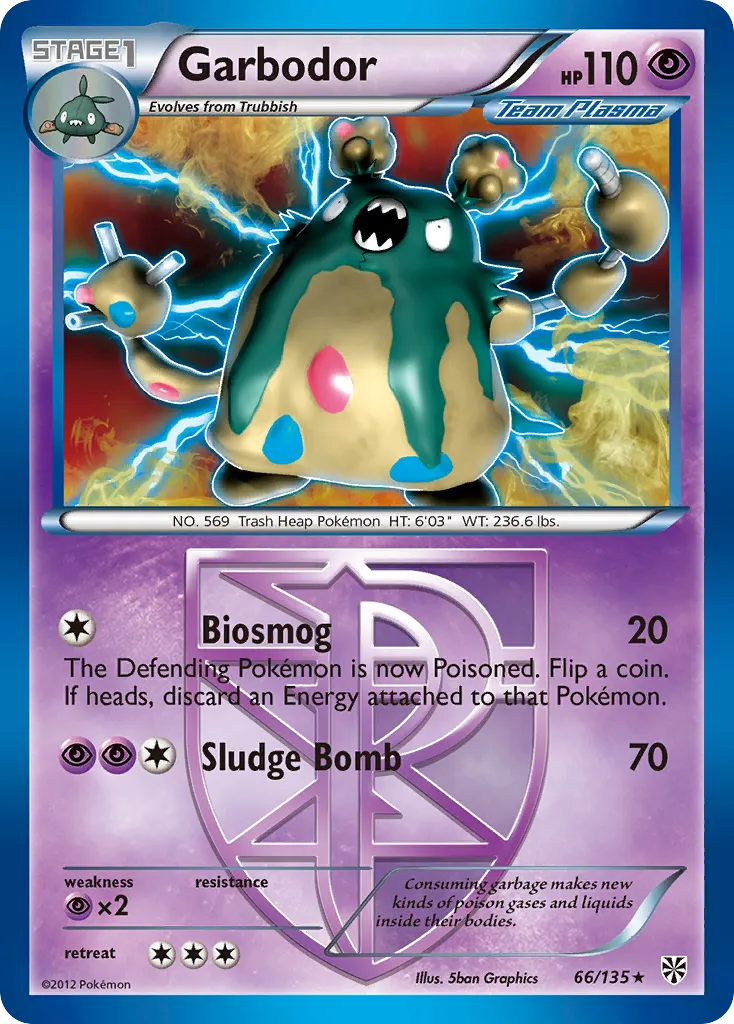 Garbodor — Plasma Storm — Pokémon