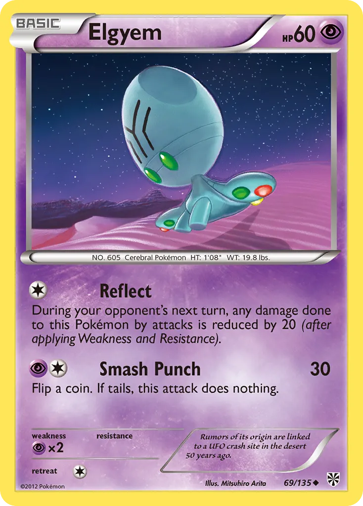 Elgyem — Plasma Storm — Pokémon