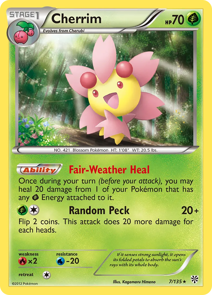 Cherrim — Plasma Storm — Pokemon