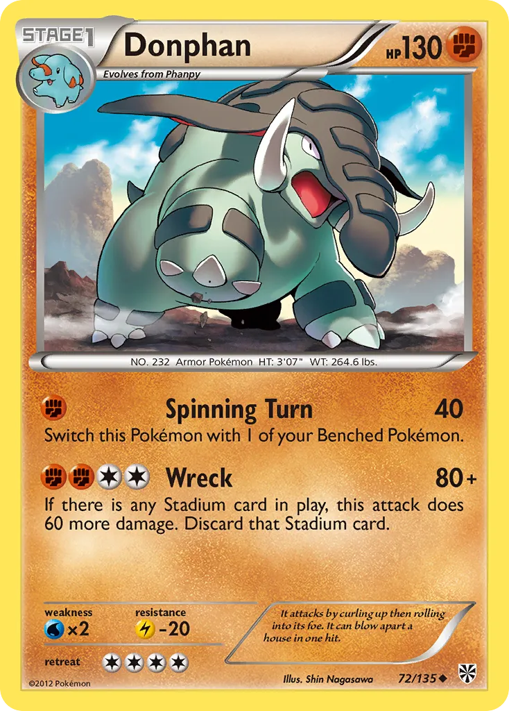 Donphan — Plasma Storm — Pokémon