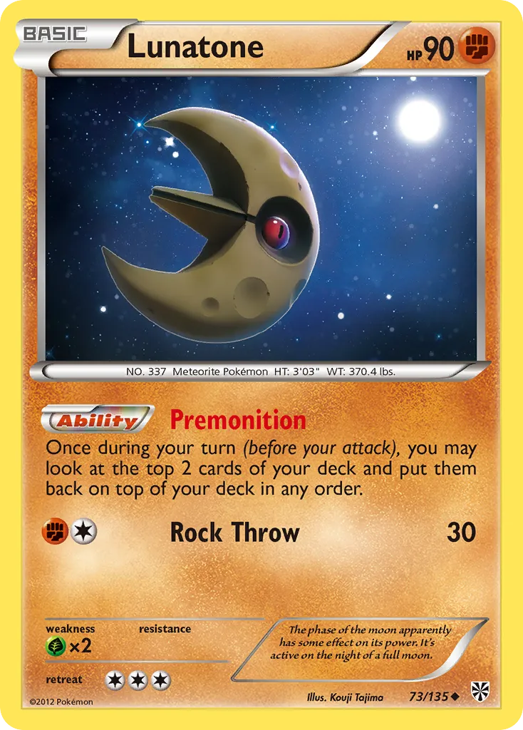 Lunatone — Plasma Storm — Pokémon