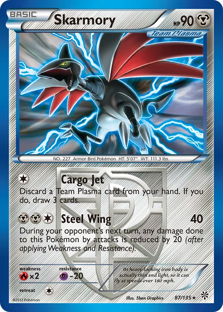 Skarmory — Plasma Storm — Pokemon