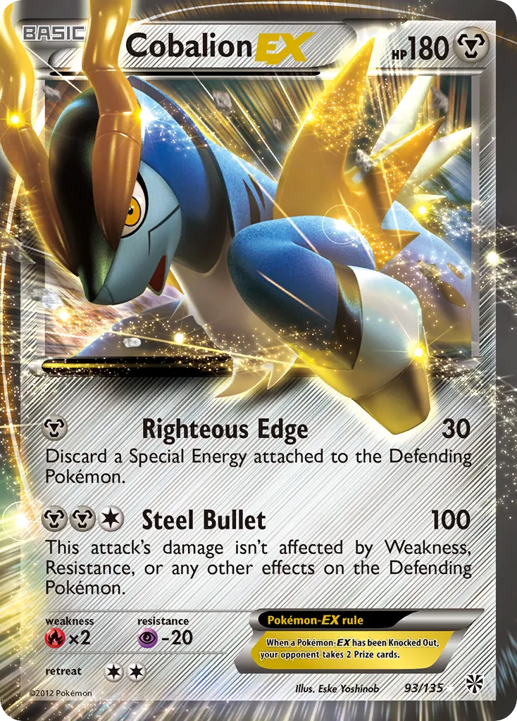 Cobalion EX — Plasma Storm — Pokemon