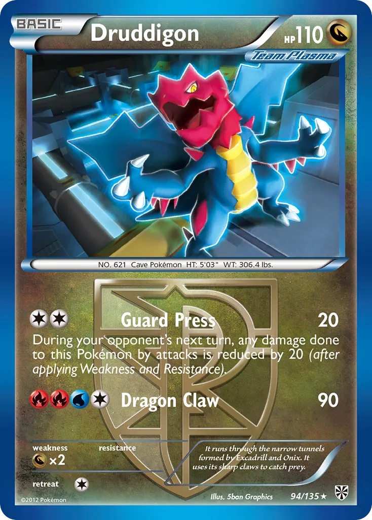 Druddigon — Plasma Storm — Pokémon