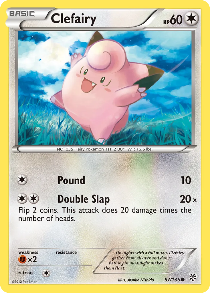 Clefairy — Plasma Storm — Pokemon