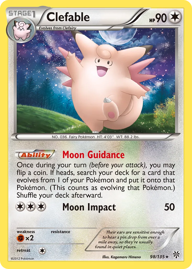 Clefable — Plasma Storm — Pokemon