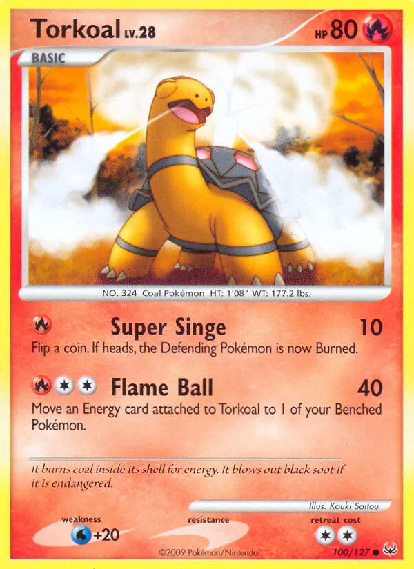Torkoal — Platinum — Pokémon