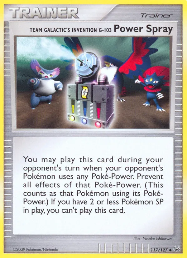 Spray Puissant Invention G-103 de Team Galaxie — Platinum — Pokémon