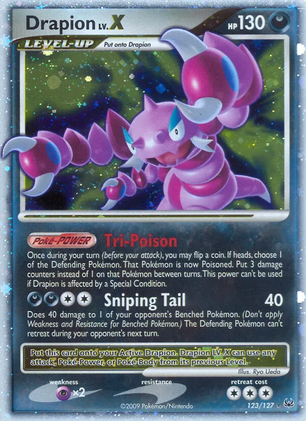 Drascore LV.X from Platinum - Pokemon