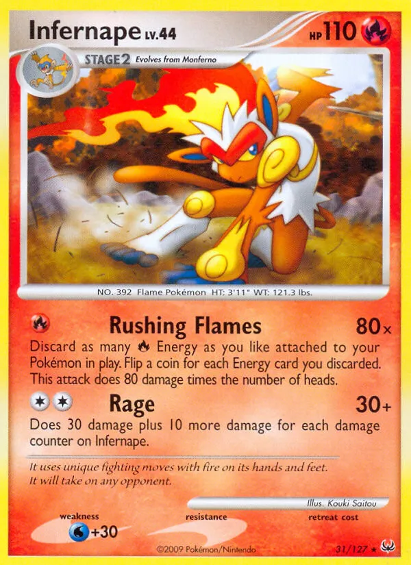 Infernape — Platinum — Pokémon