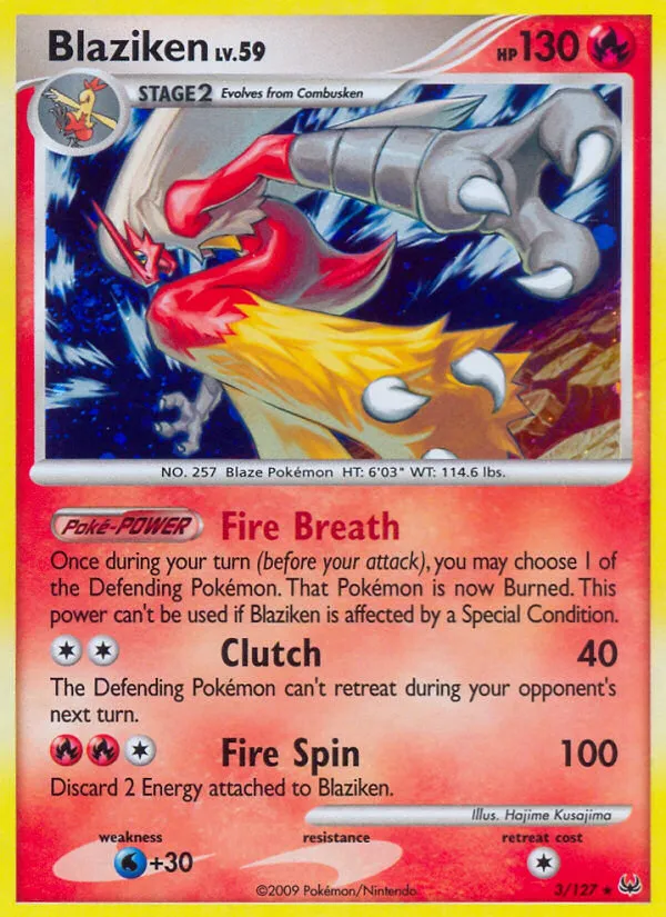 Blaziken — Platinum — Pokemon