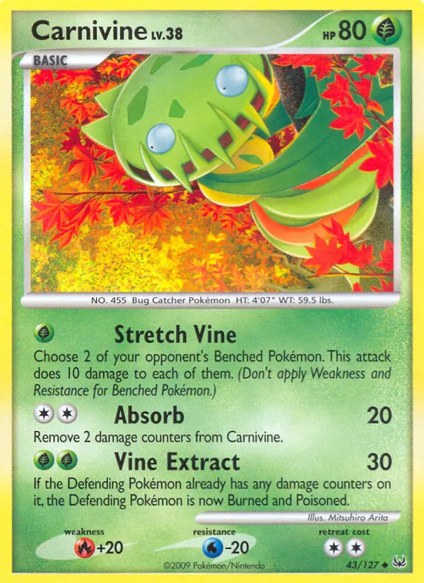 Carnivine — Platinum — Pokémon