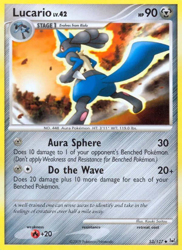 Lucario Lv.42 — Platinum — Pokémon