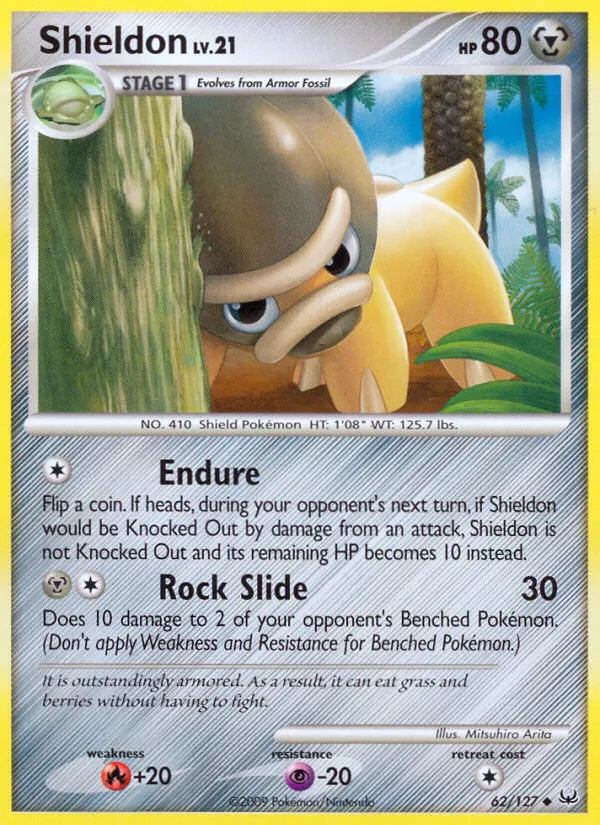 Dinoclier Lv.21 — Platinum — Pokémon