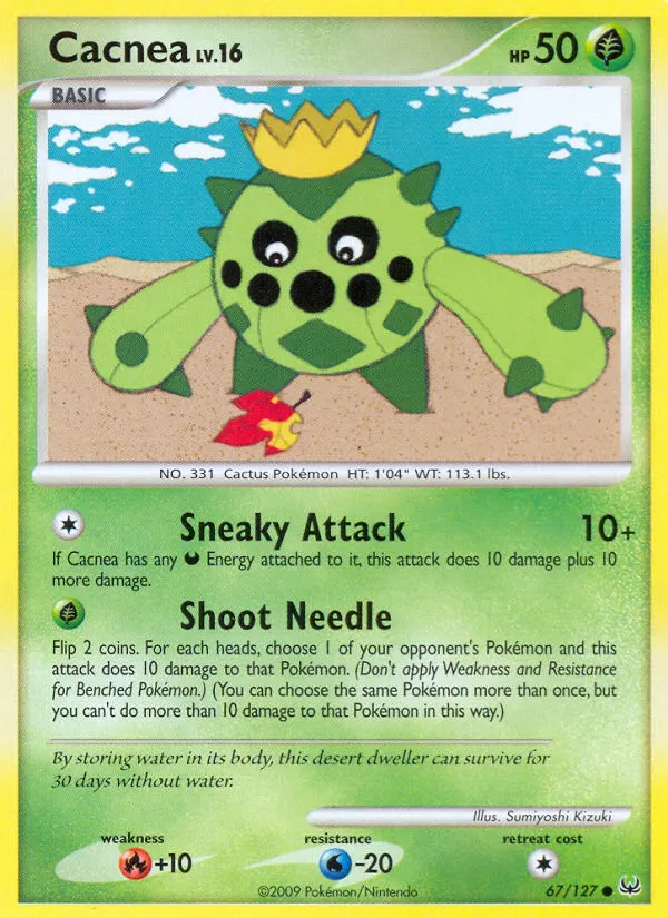 Cacnea Lv.16 — Platinum — Pokémon